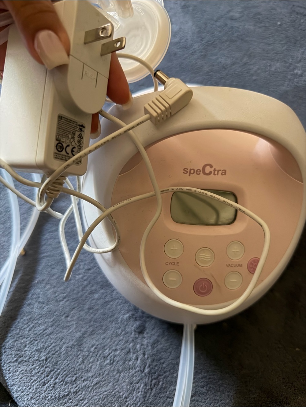 Spectra Electric Breast Pump - Pink/White